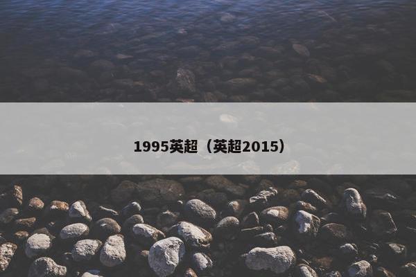 1995英超（英超2015）