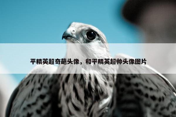 平精英超奇葩头像，和平精英超帅头像图片