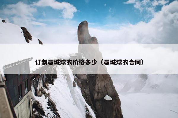 订制曼城球衣价格多少（曼城球衣合同）