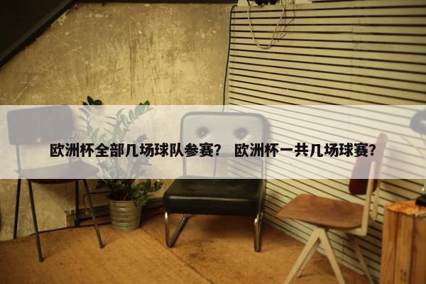 欧洲杯全部几场球队参赛？ 欧洲杯一共几场球赛？