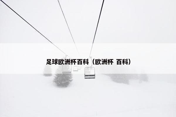 足球欧洲杯百科（欧洲杯 百科）