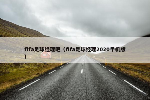 fifa足球经理吧（fifa足球经理2020手机版）