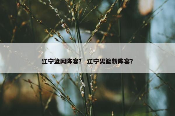辽宁篮网阵容？ 辽宁男篮新阵容？