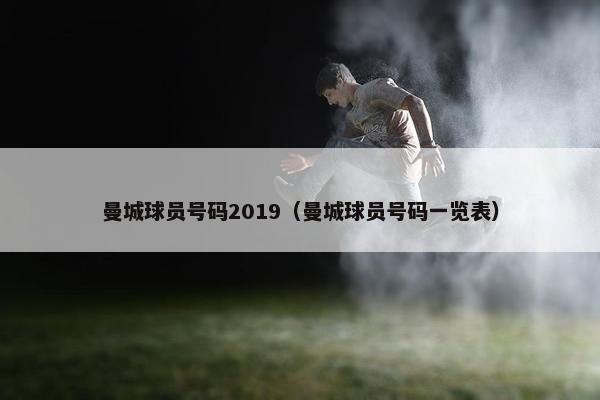 曼城球员号码2019（曼城球员号码一览表）