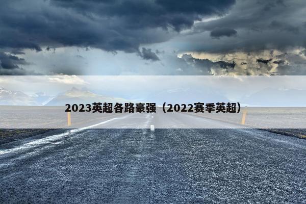 2023英超各路豪强（2022赛季英超）