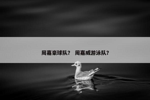 周嘉豪球队？ 周嘉威游泳队？