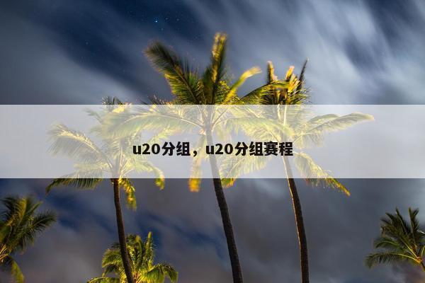 u20分组，u20分组赛程