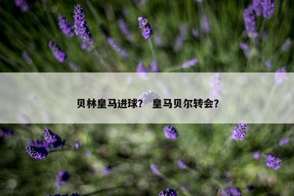 贝林皇马进球？ 皇马贝尔转会？