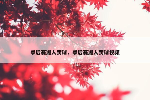 季后赛湖人罚球，季后赛湖人罚球视频