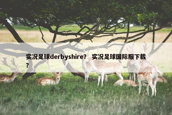 实况足球derbyshire？ 实况足球国际服下载？