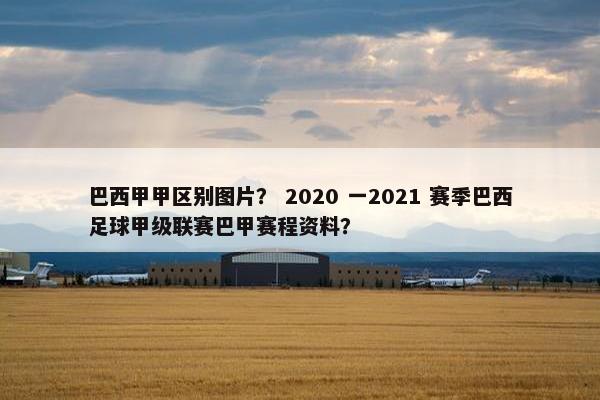 巴西甲甲区别图片？ 2020 一2021 赛季巴西足球甲级联赛巴甲赛程资料？