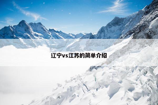 辽宁vs江苏的简单介绍